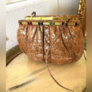 Vintage JUDITH LEIBER Snakeskin Bag